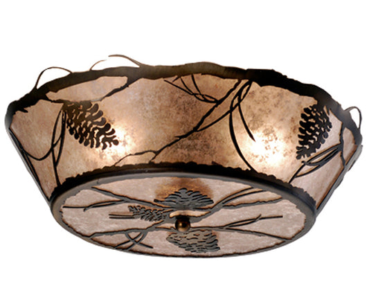 Pinecone Flush Mount