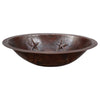Western Star Oval Copper Sink