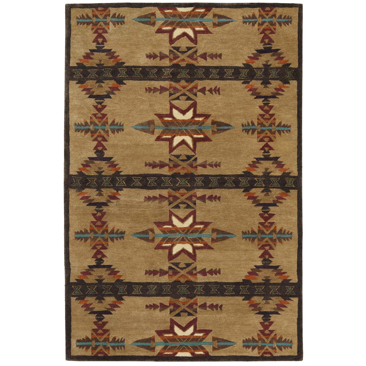 Gatekeeper Tan Rug - 9 x 12