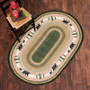 Mama Black Bear & Cub Braided Rug - 2 x 4