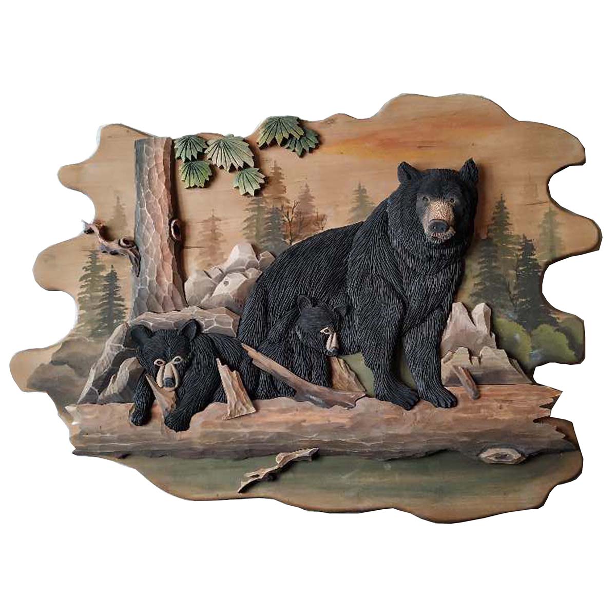 Black Bear Forest Wall Art