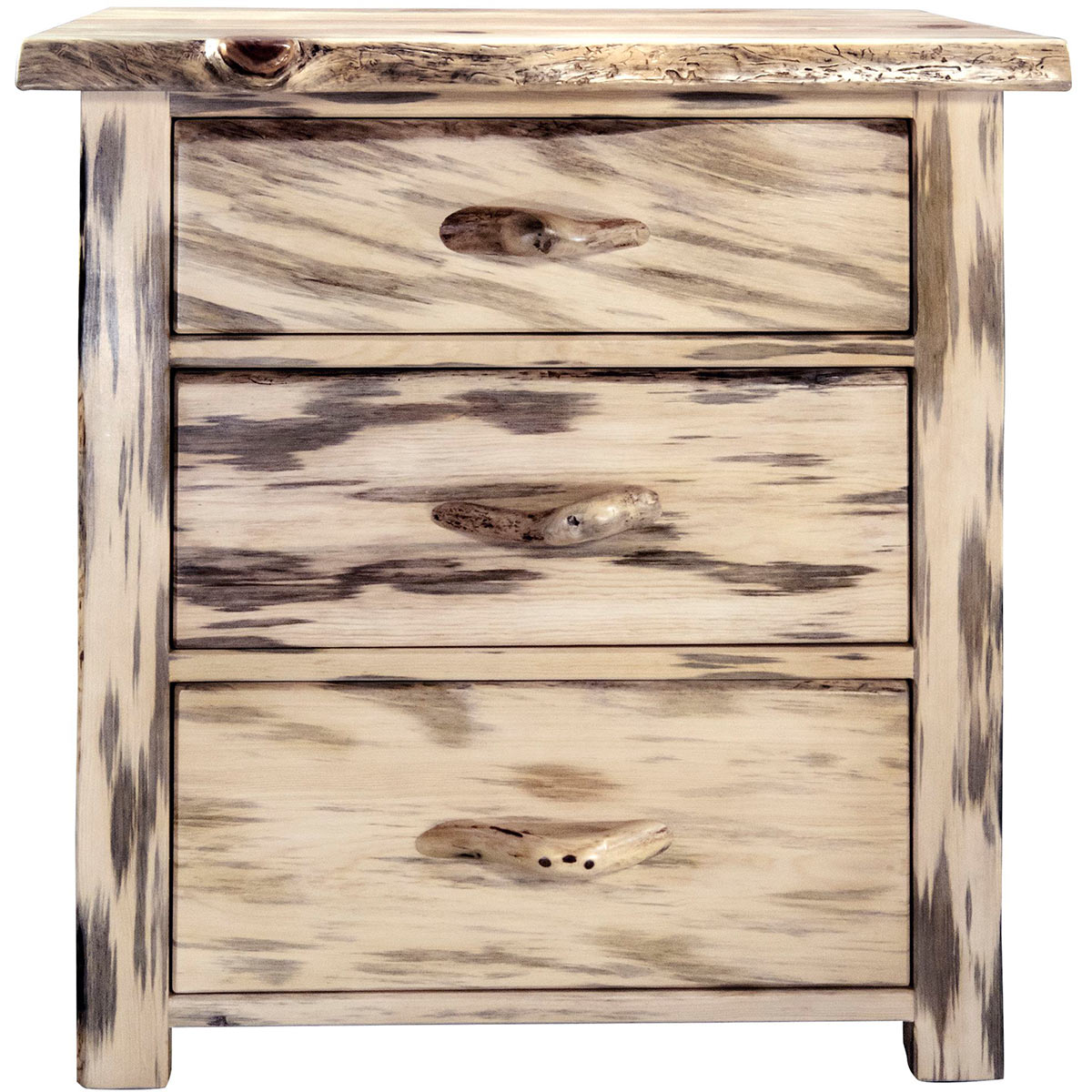 Lima Live Edge 3 Drawer Chest