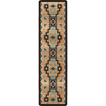 Tribal Turquoise Rug - 2 x 8