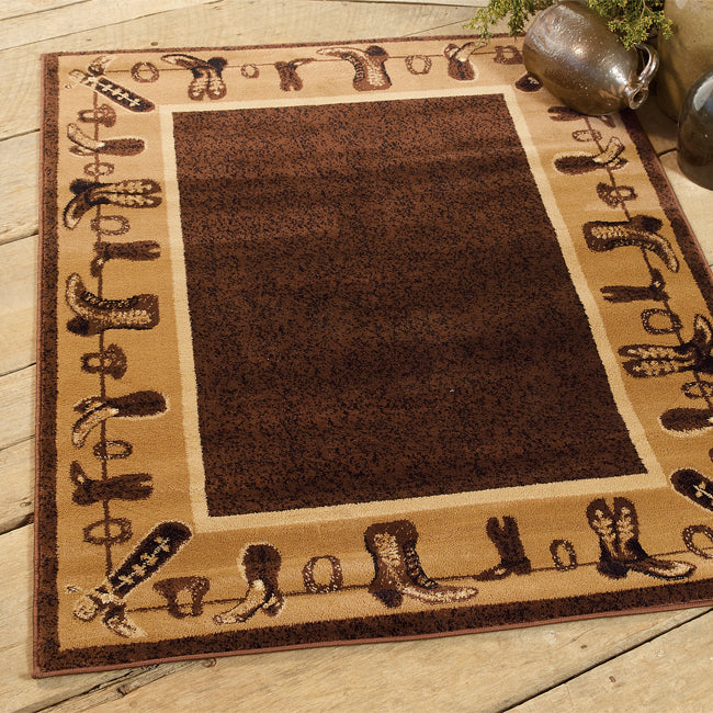 Cowboy Boots Rug - 8 x 11