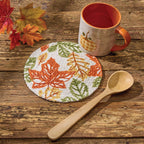 Woven Foliage Trivets - Set of 4
