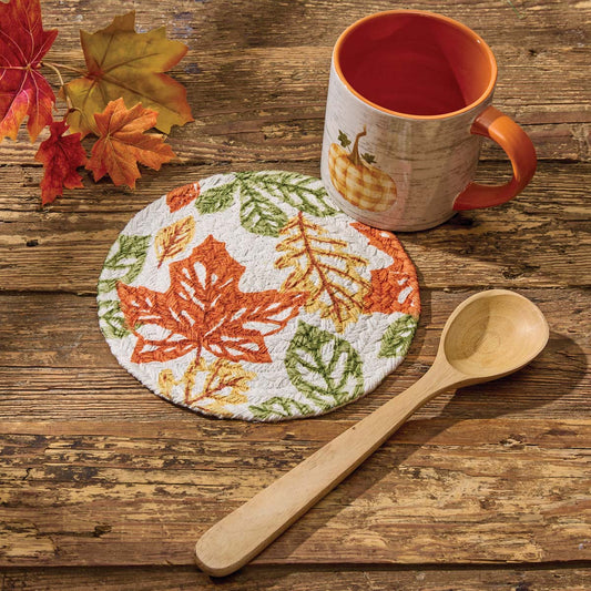 Woven Foliage Trivets - Set of 4