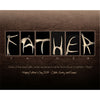 Father Personalized Stretched Canvas - Large