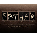 Father Personalized Stretched Canvas - Large