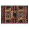 Nature Bear and Pinecone Rug - 2 x 3 - OUT OF STOCK UNTIL 08/12/2026