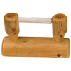 Cedar Log Toilet Paper Holder