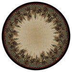 Village Pines Rug - 5 Ft. Round