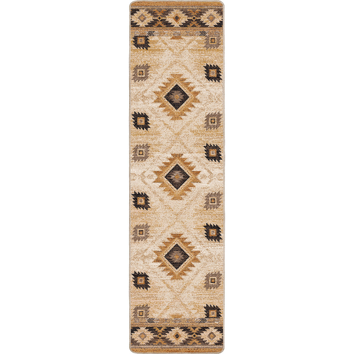 Whiskey Gold Rush Rug - 2 x 8
