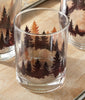 Misty Forest Old Fashioned Glasses - Set of 4