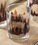 Misty Forest Old Fashioned Glasses - Set of 4