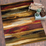 Rustic Landscape Rug - 8 x 10