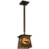 Sunrise Moose Pendant Light