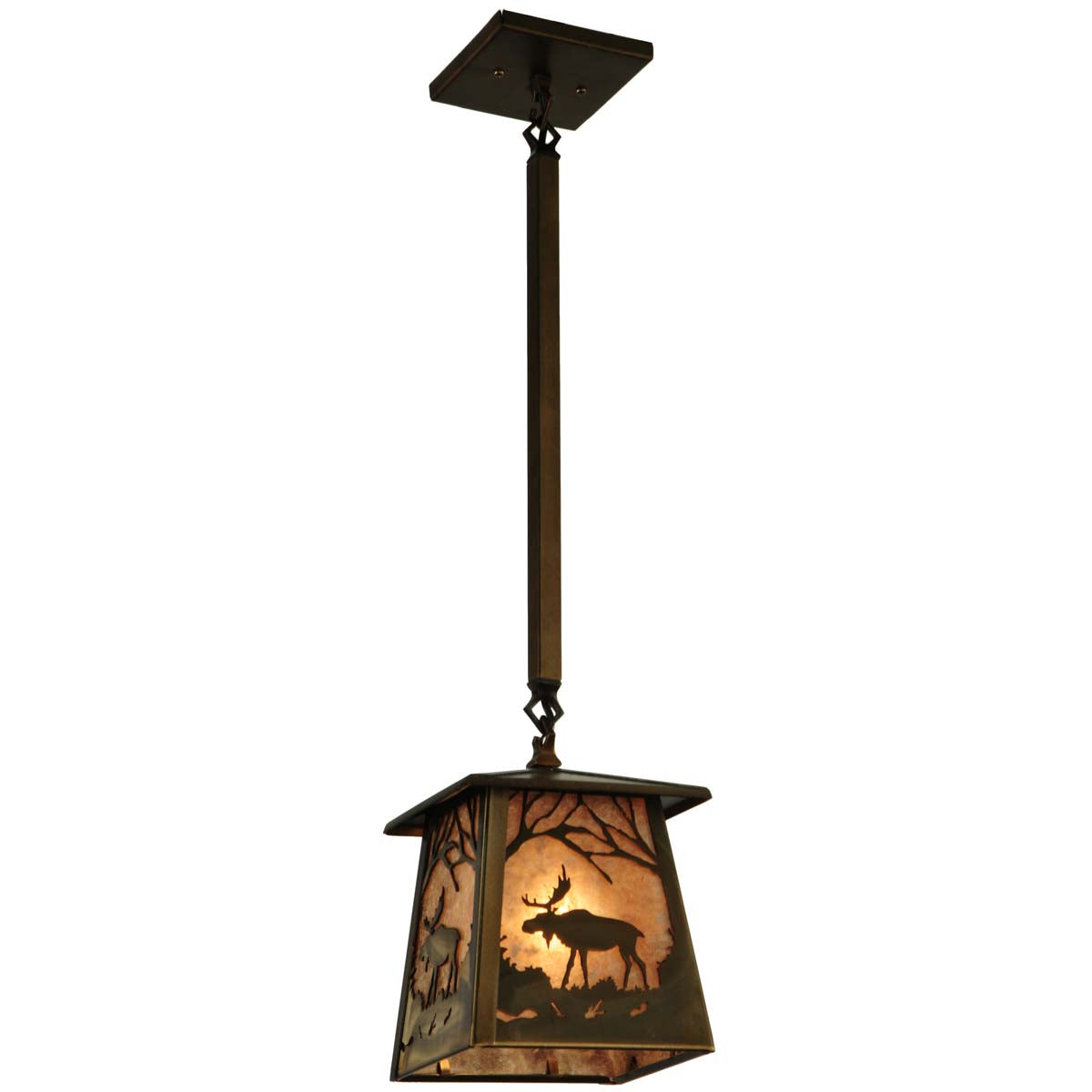 Sunrise Moose Pendant Light