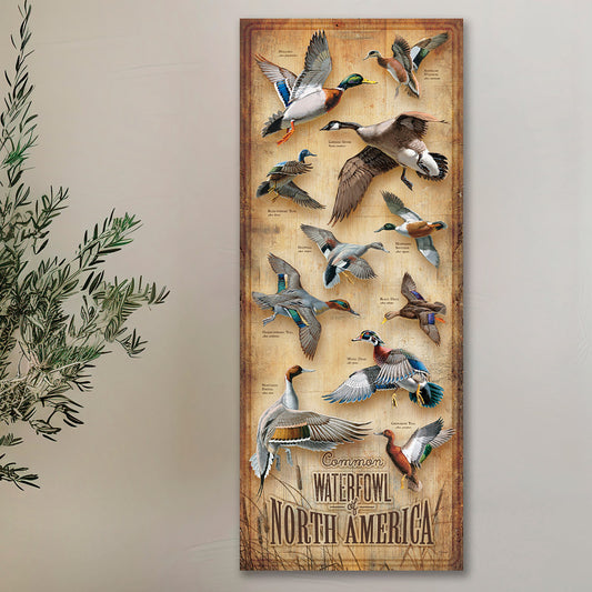 North American Waterfowl Wood Chart - OVERSTOCK