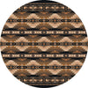 Rio Rancho Brown Rug - 8 Ft. Round