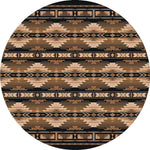 Rio Rancho Brown Rug - 8 Ft. Round