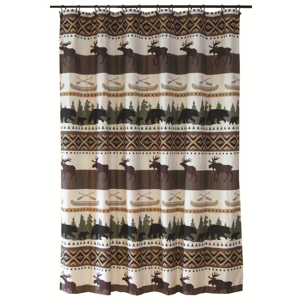 Wildlife Lodge Shower Curtain