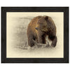 Grizzly Bear Framed Canvas