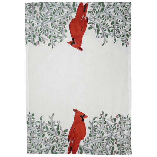 Winter Cardinal Kitchen Towel - Set of 4