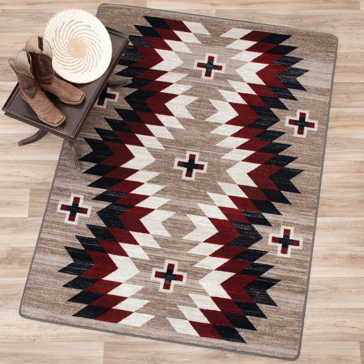 Crimson Vista Rug - 11 x 13