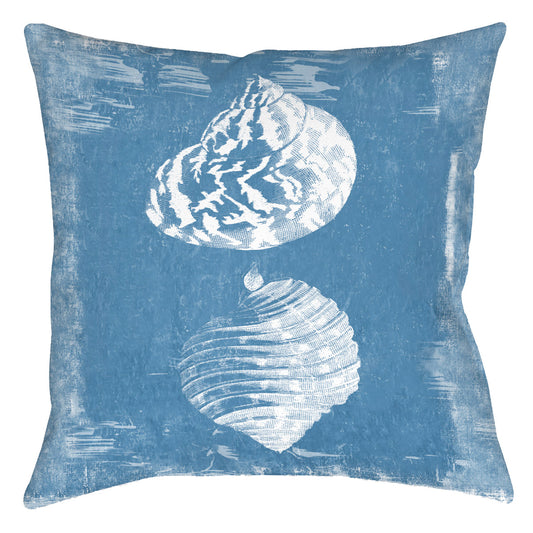 Shell Reflections Pillow - OVERSTOCK - OUT OF STOCK