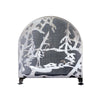 Creek Fishing Arched Fireplace Screen