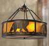 Black Bear Chandelier