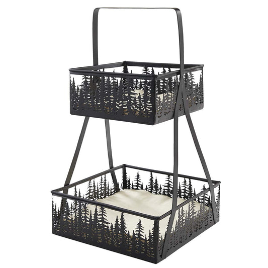 Pine Lookout Two-Tier Napkin Holder