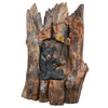 Lazy Bear Carved Wood Wall Art