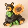 Bear with Sunflower Figurine - SALE