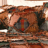 Plaid Blocks Pillow