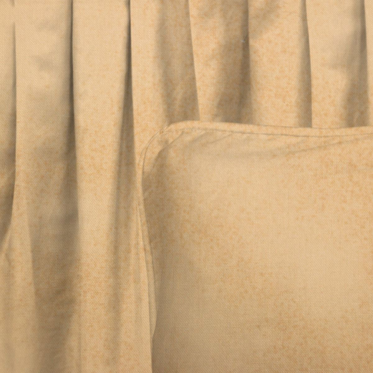 Tan Sponged Gathered Bedskirt - Twin