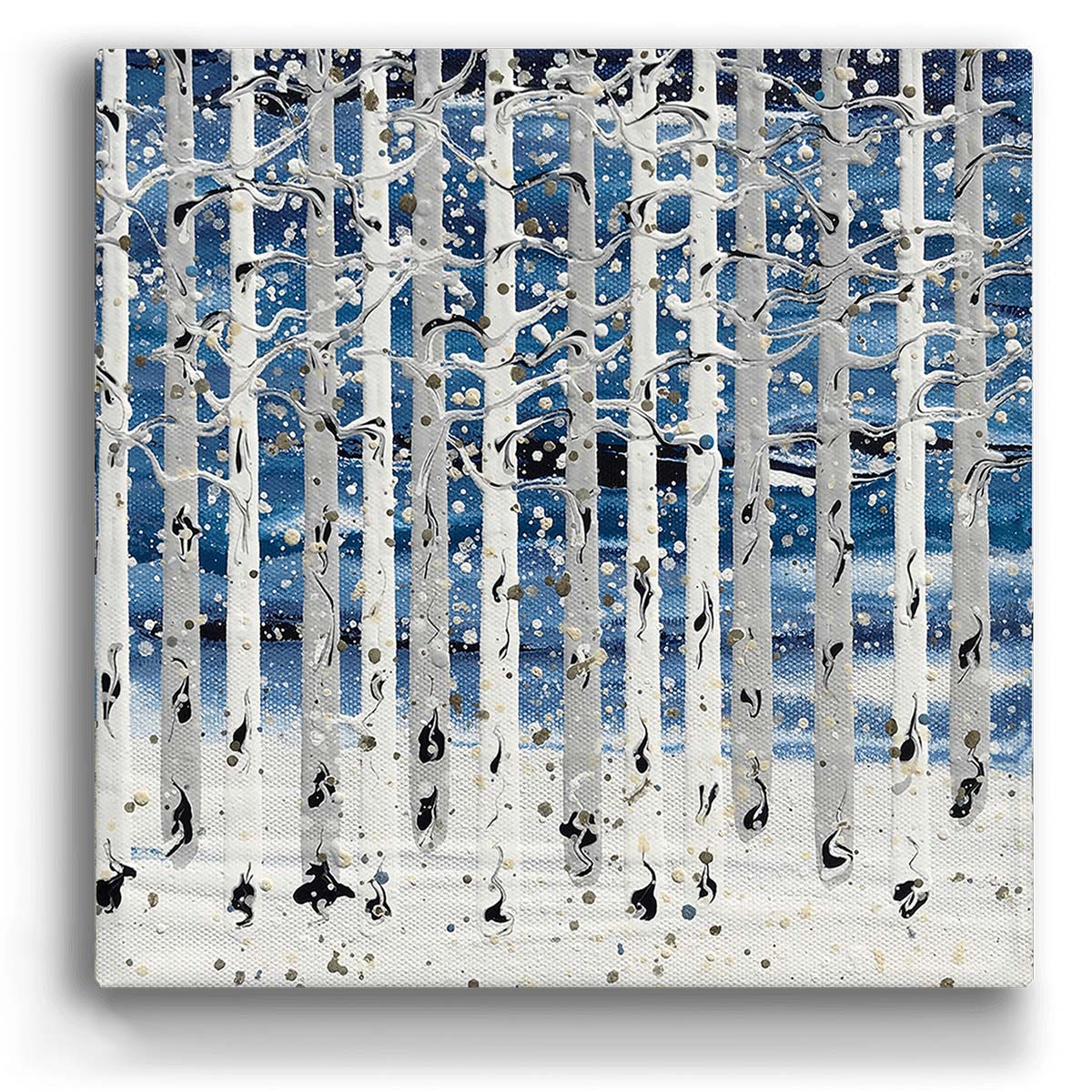 Snowy Forest Indoor/Outdoor Wall Art