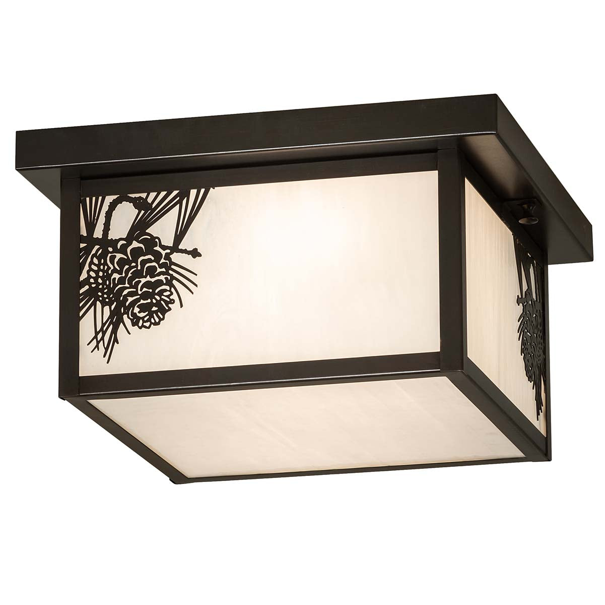 Colorado Pine Flush Mount Ceiling Light
