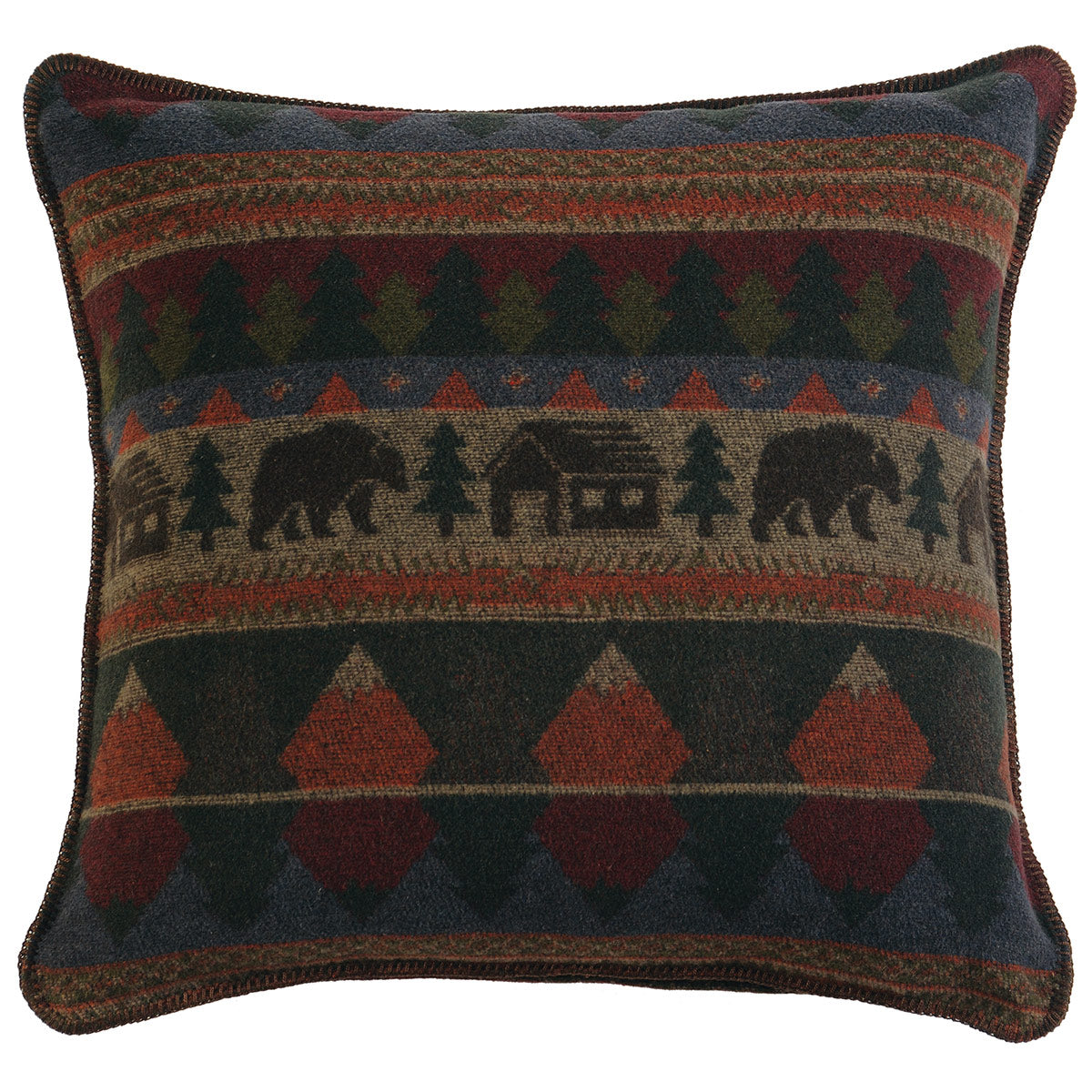 Cabin Bear Euro Sham