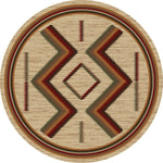 Grand Canyon Sierra Rug - 8 Ft. Round