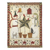 Homey Snowmen Fleece Throw