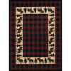 Moose Plaid Rug - OUT OF STOCK UNTIL 09/02/2026