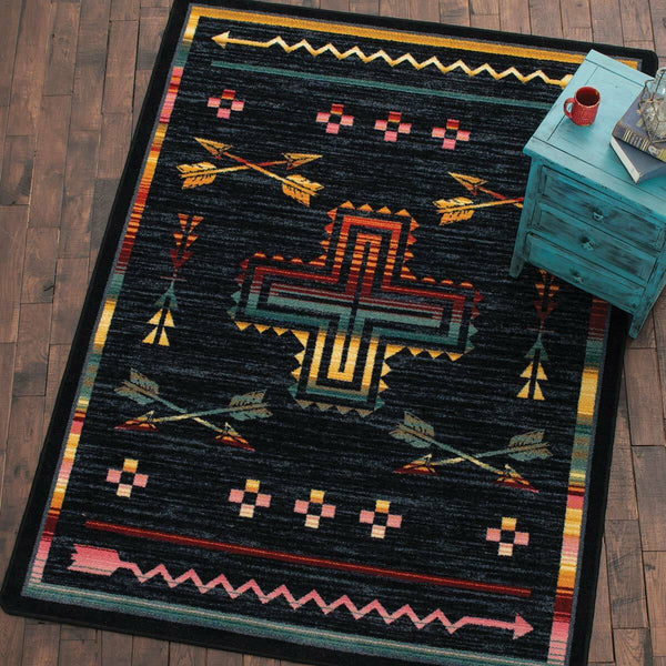 Crossed Arrows Rug - 4 x 5