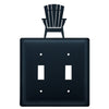 Adirondack Chair Double Switch Cover - OUT OF STOCK UNTIL 07/18/2026
