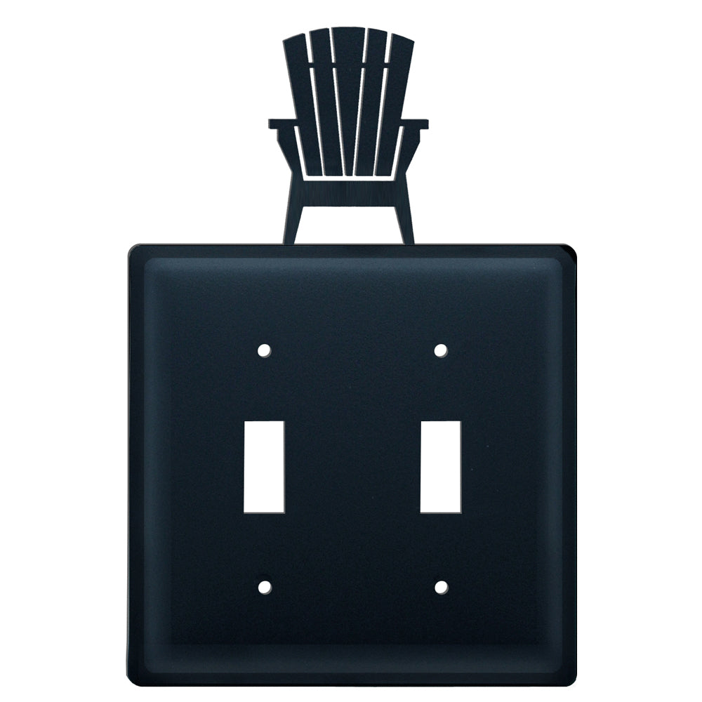 Adirondack Chair Double Switch Cover - OUT OF STOCK UNTIL 07/18/2026