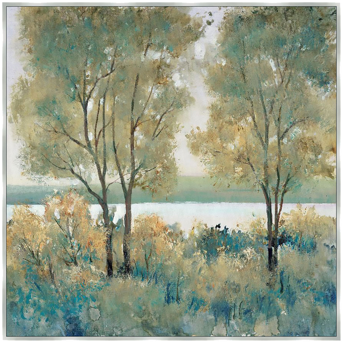 Lakeside Impressions II Canvas Art