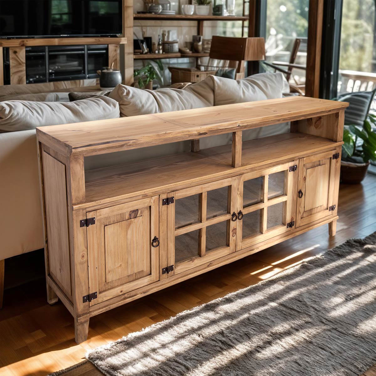 Natural Chambers TV Stand - 72 Inch