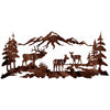Elk Family Wall Art - 57 Inch
