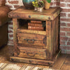 Rustic Reclaimed Wood Nightstand/Table