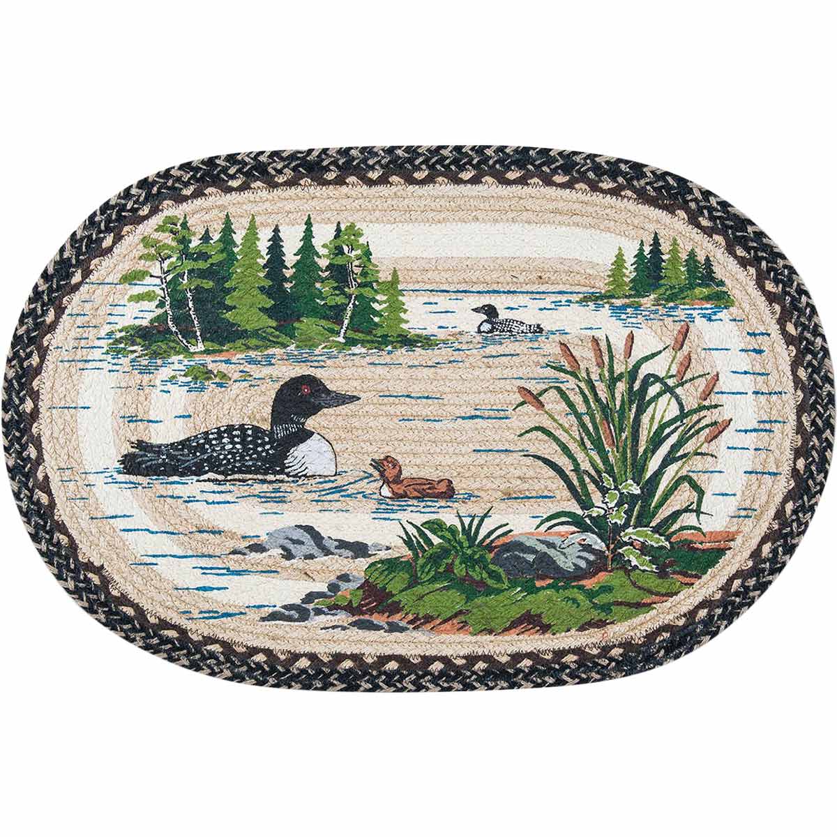 Spring Lake Loons Patch Rug - 2 x 3 - OUT OF STOCK